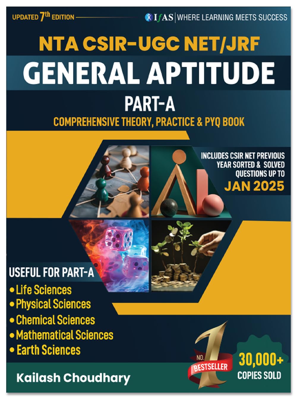 CSIR NET General Aptitude Book 2025 - Previous Years Questions Paper with Detailed Solutions Comprehensive Theory & Practice Questions