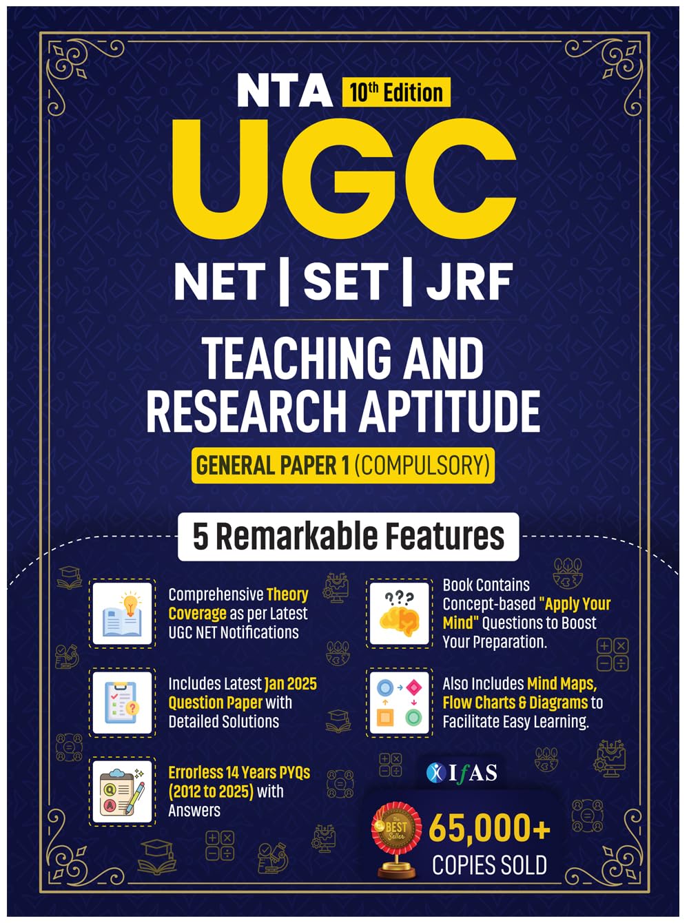 UGC NET Paper 1 Previous Year Solved Papers (2012 to Jan 2025) Book